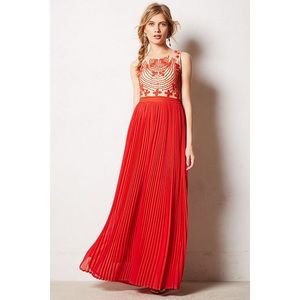 Anthropologie Rubied Dusk Maxi by Rina Dhaka